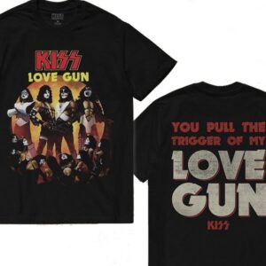 Kiss t-shirt Love Gun size L