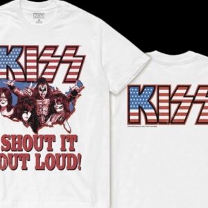 Kiss t-shirt Shout It Out Loud! size L