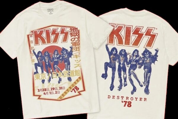 Kiss t-shirt Destroyer '78 size L
