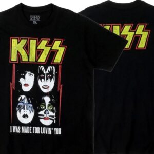 Kiss t-shirt I Was Made For Lovin' You size XXXL