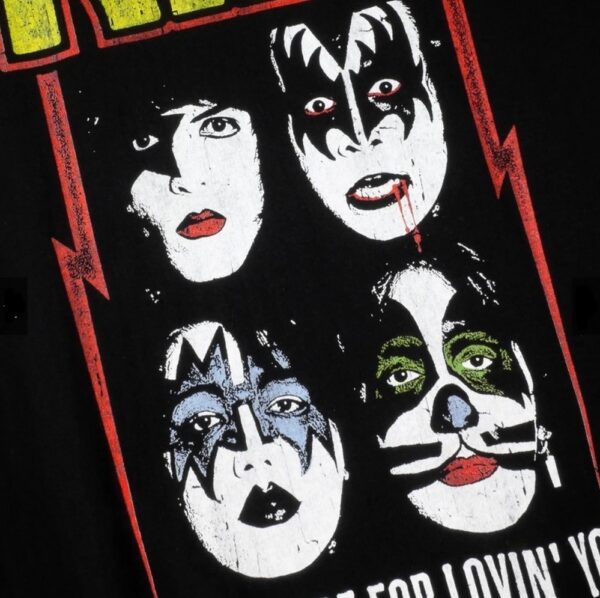 Kiss t-shirt I Was Made For Lovin' You size XXL - Image 2