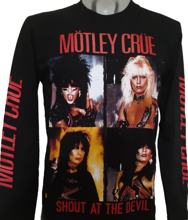 Mötley Crüe long-sleeved t-shirt Shout at the Devil size M