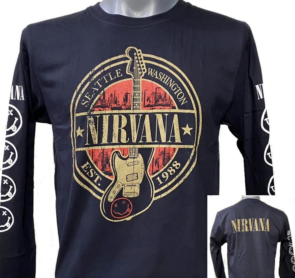 Nirvana long-sleeved t-shirt size S