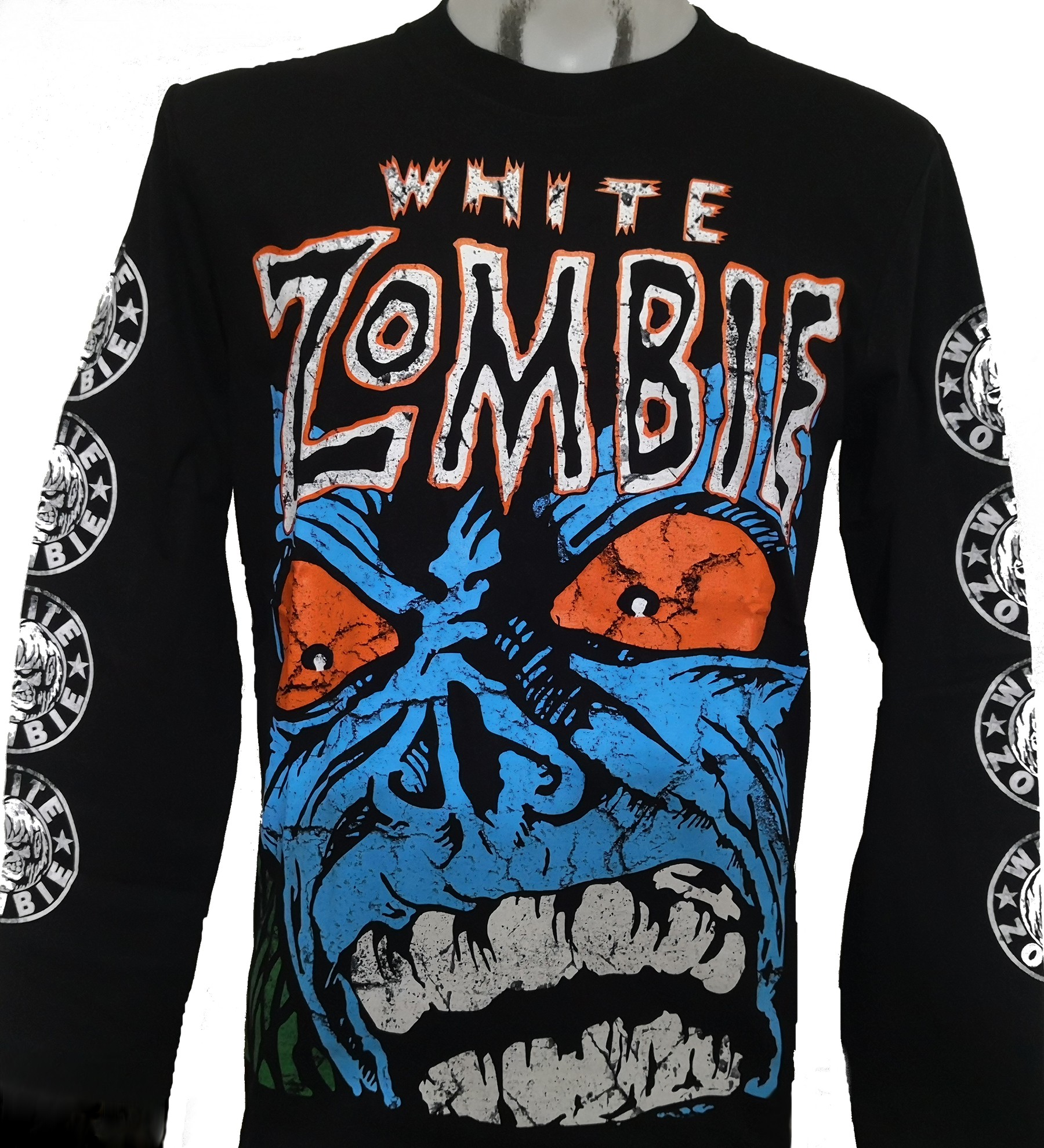 White Zombie long-sleeved t-shirt size M