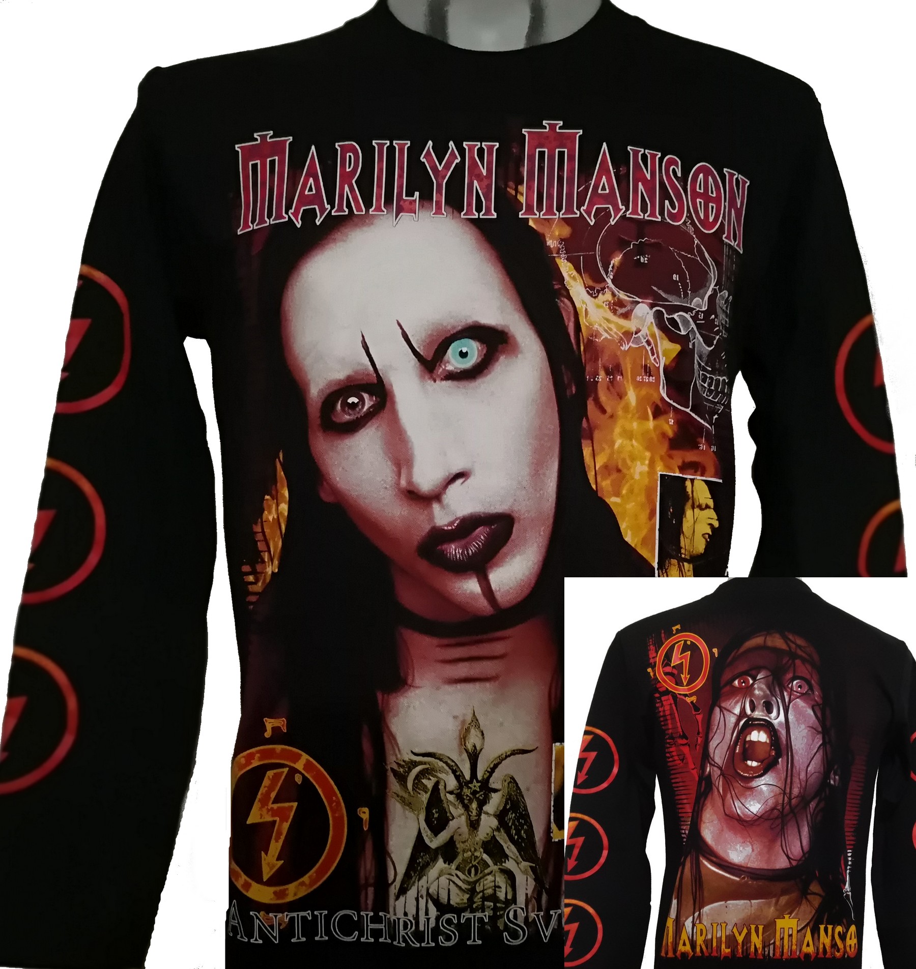 Marilyn Manson long-sleeved t-shirt Antichrist Superstar size XL
