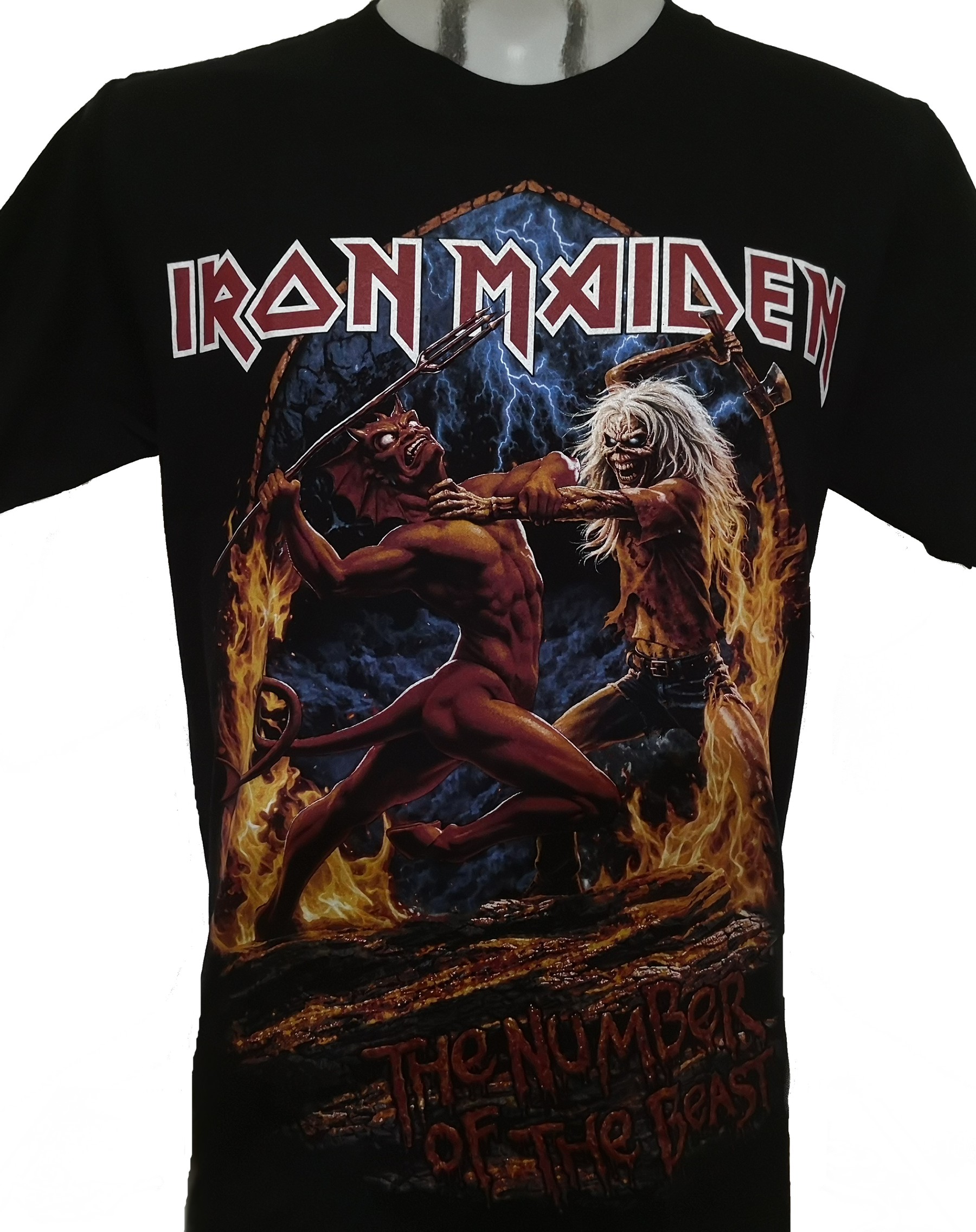 Iron Maiden t-shirt The Number of the Beast size XXL (Glow in the Dark) - Image 2