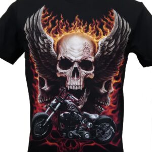 Skull t-shirt size XL (Glow in the Dark)