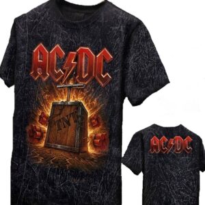 AC/DC stonewashed t-shirt TNT size XXL (Glow in the Dark)