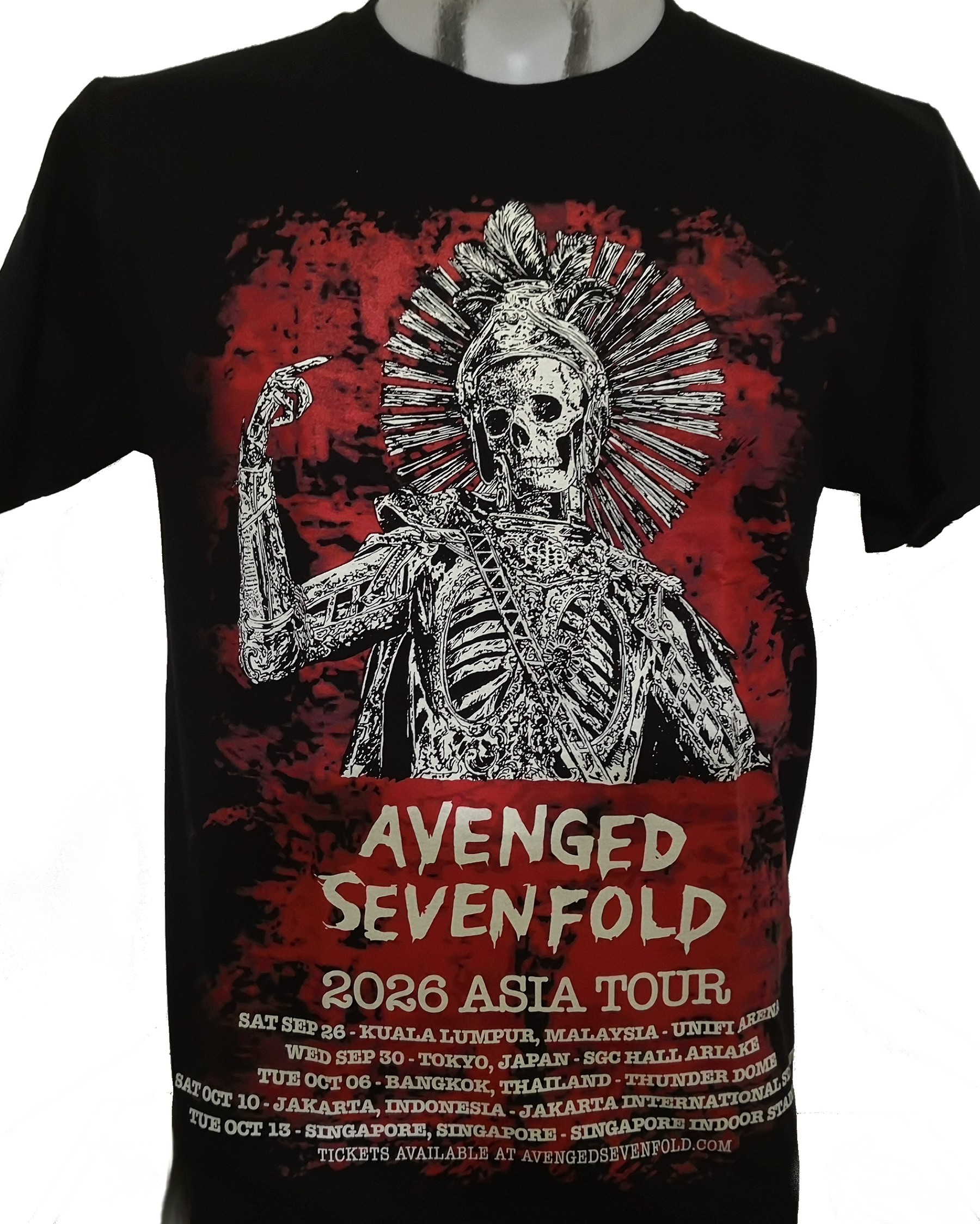 Avenged Sevenfold t-shirt size XL
