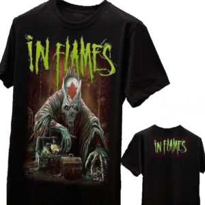 In Flames t-shirt size L (Glow in the Dark)