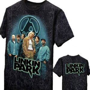 Linkin Park stonewashed t-shirt size XXL (Glow in the Dark)