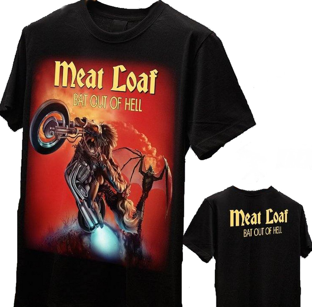 Meat Loaf t-shirt Bat Out of Hell size XL (Glow in the Dark)