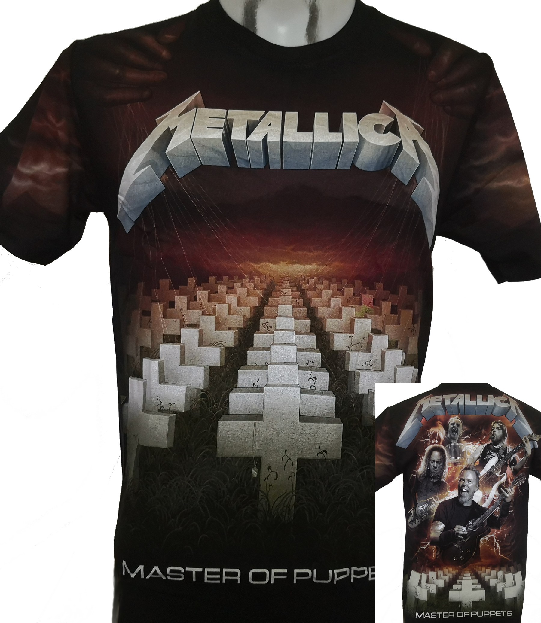 Metallica t-shirt Master of Puppets size M (Glow in the Dark)