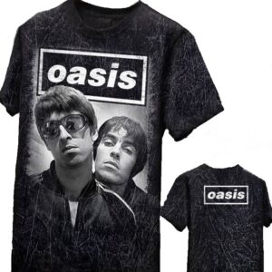 Oasis stonewashed t-shirt size XXL (Glow in the Dark)