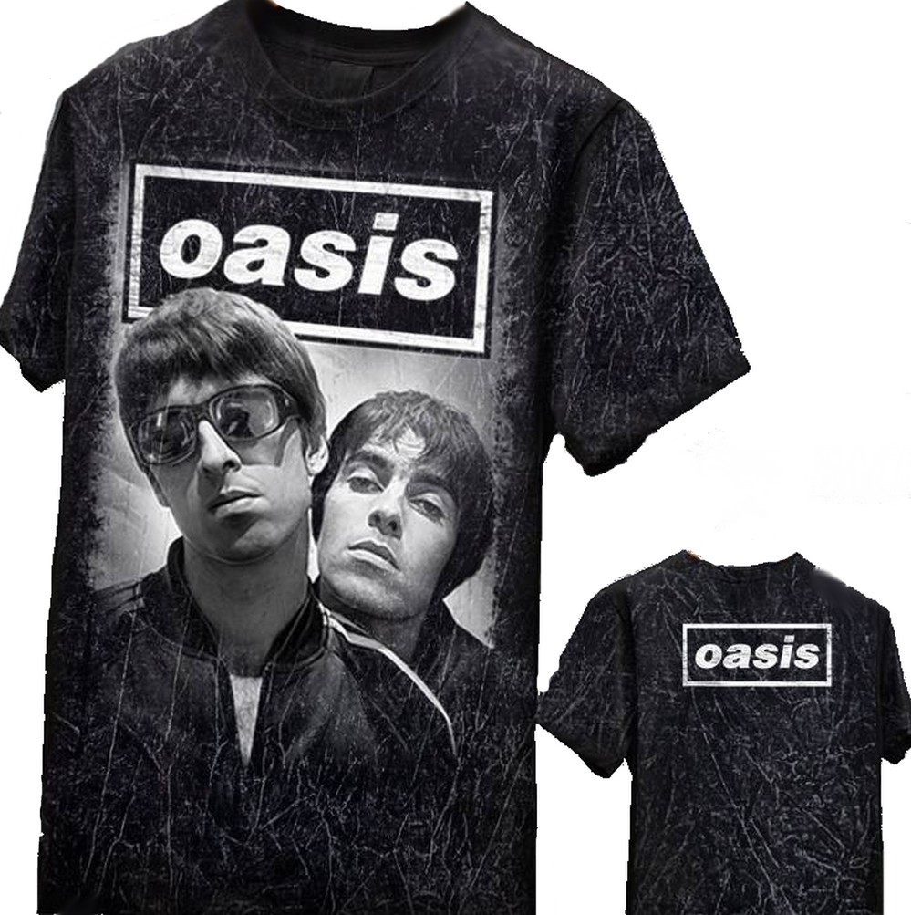 Oasis stonewashed t-shirt size M (Glow in the Dark)