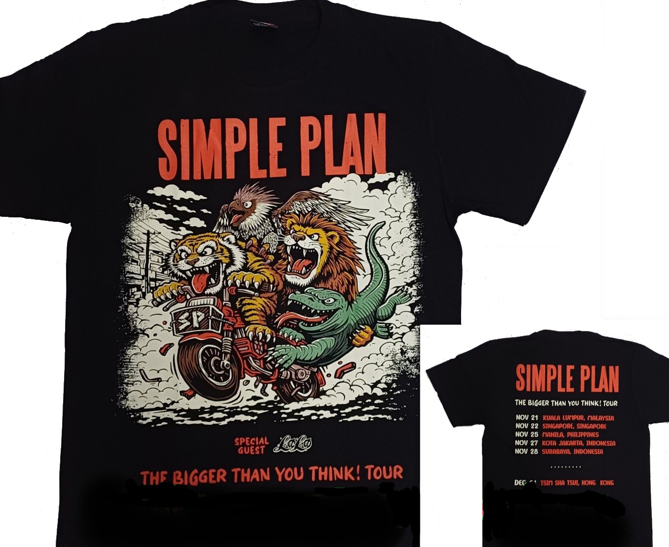 Simple Plan t-shirt Bigger Than You Think! size S