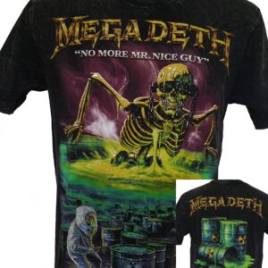 Megadeth stonewashed t-shirt No More Mr. Nice Guy size XXL (Glow in the Dark)
