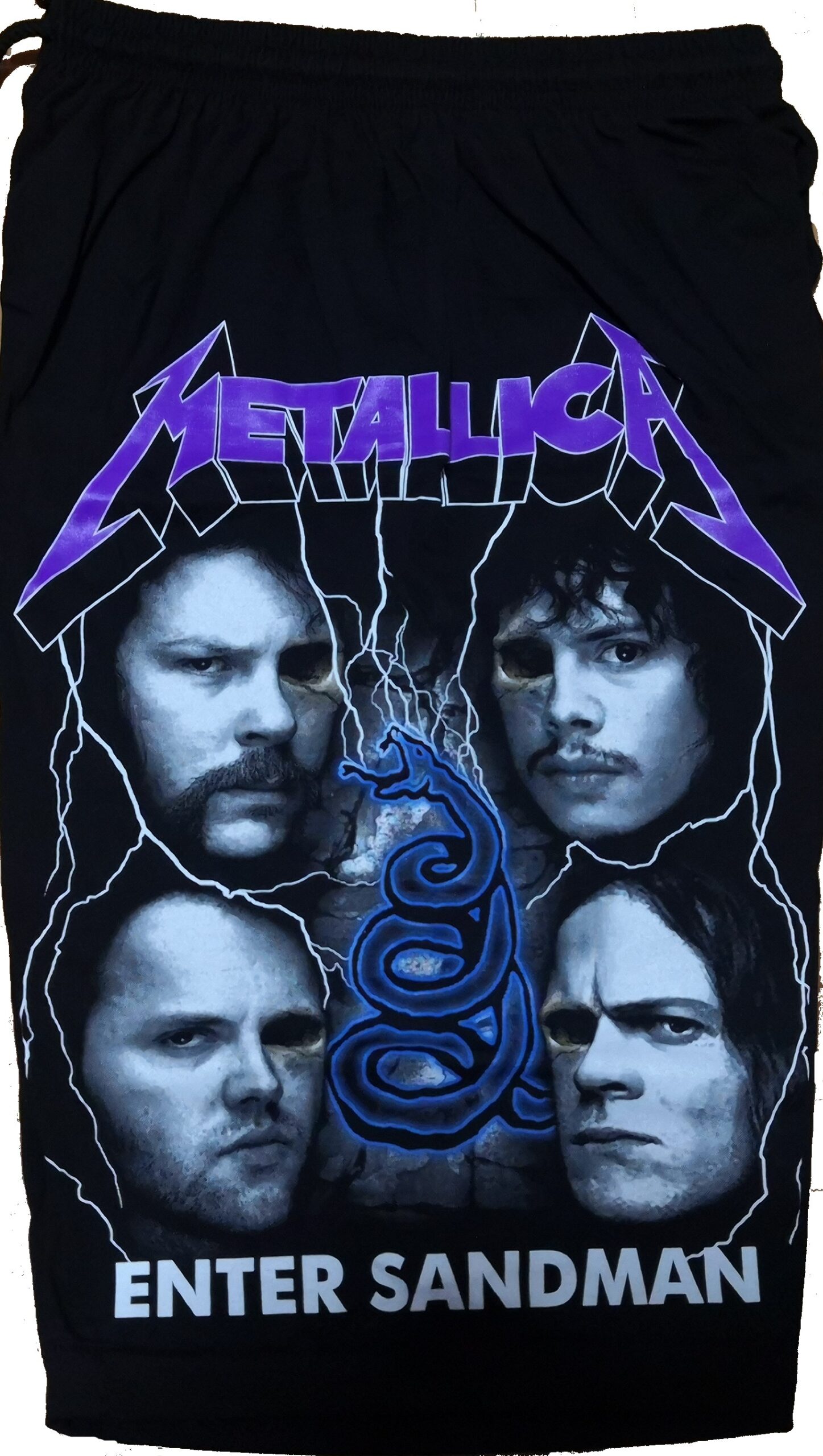 Metallica shorts Enter Sandman
