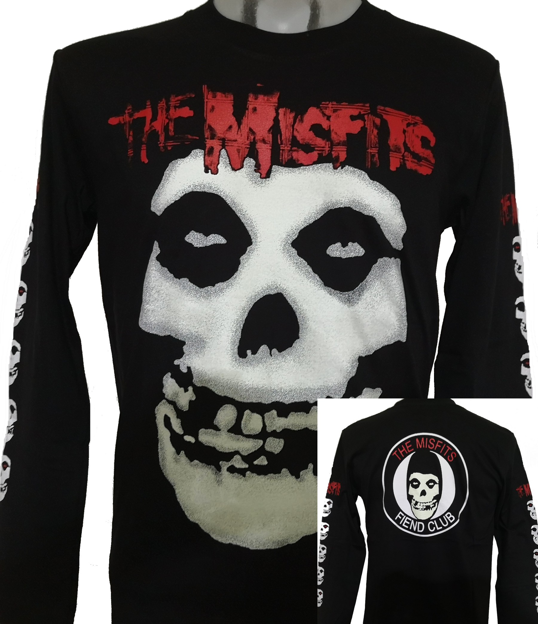 Misfits long-sleeved t-shirt size L (Glow in the Dark)