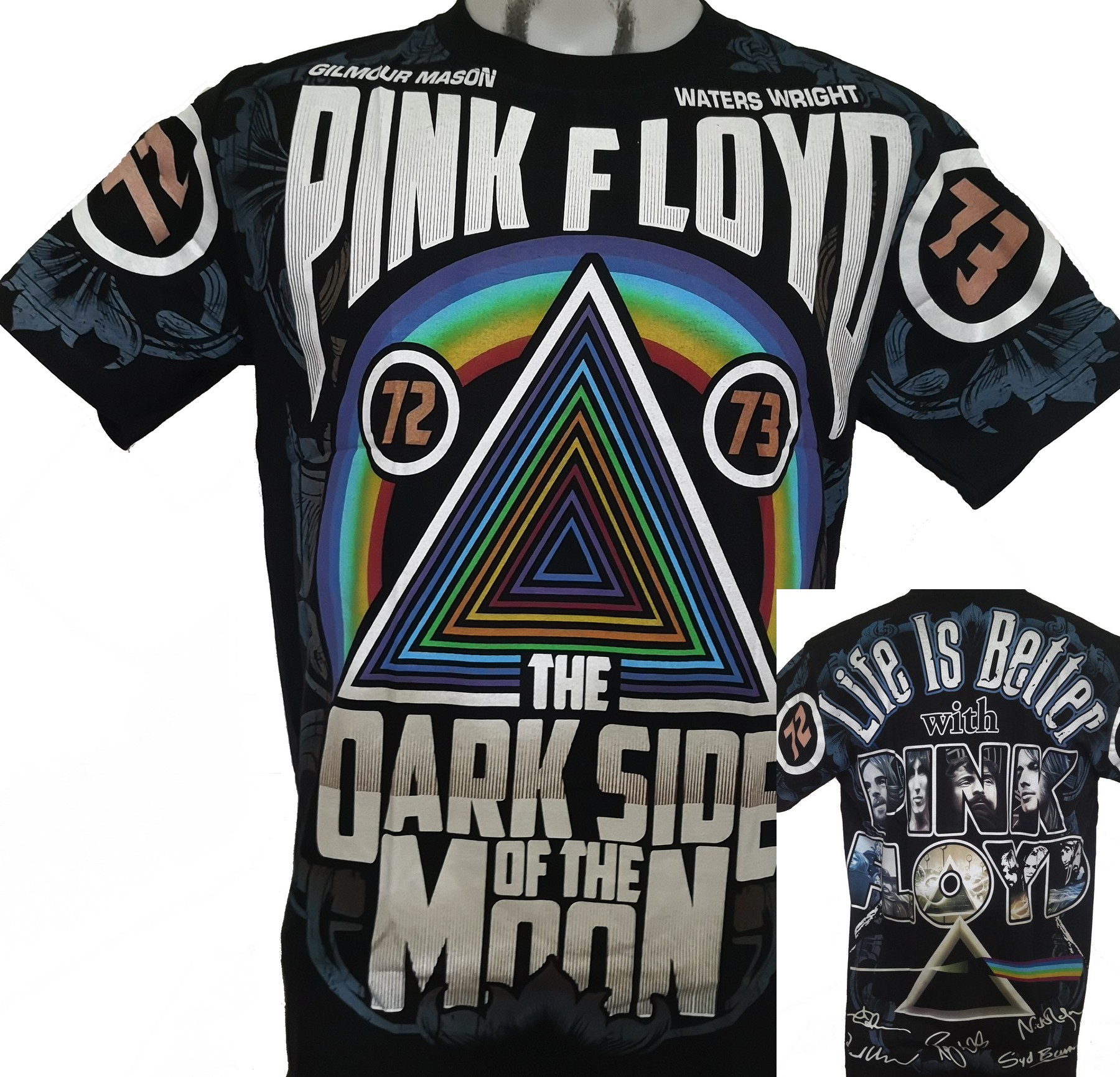 Pink Floyd t-shirt The Dark Side of the Moon size L (Glow in the Dark)