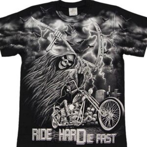 T-shirt Ride Hard Die Fast size XXXL